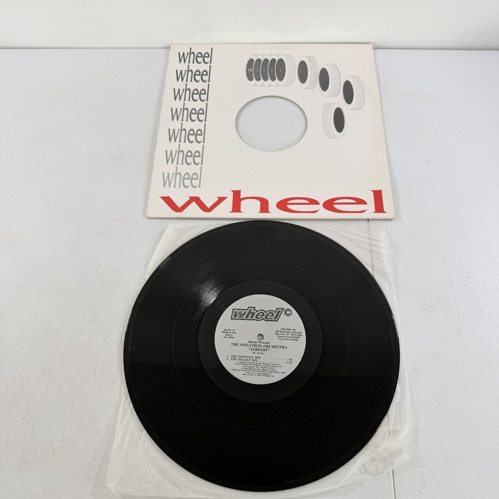 Rasoir Presents The Sweatbox Orchestra Alright / Don Vinyl Record 1992‎ EX House